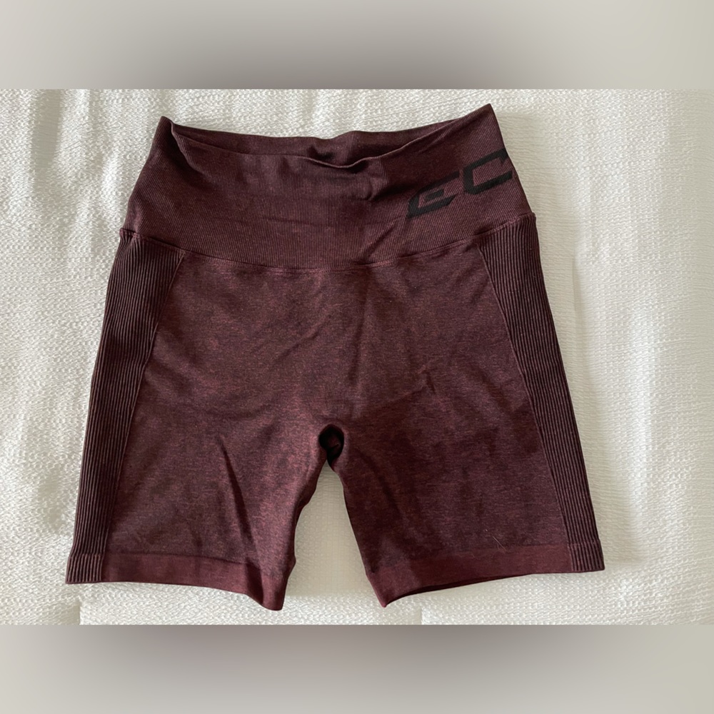 Burgundy Workout Shorts